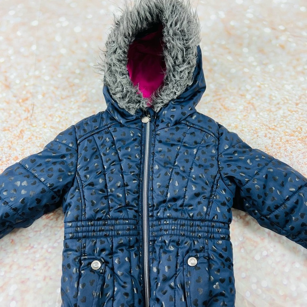 3T Rothschild Girls Blue Puffer Jacket